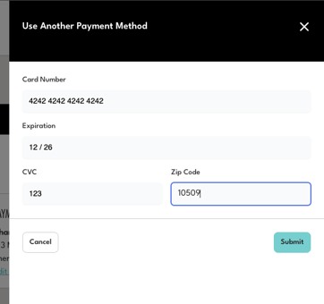 How to update your credit card/payment method